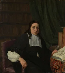 Porträtt av en samlare, möjligen Constantijn Sennepart (1625-1703)