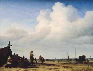 Utsikt över stranden