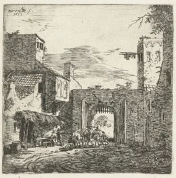 Värdshus vid stadsporten, 1653