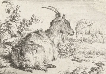 Liggande get, 1670