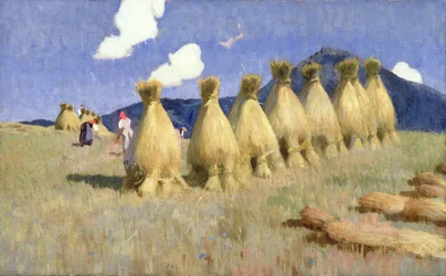 Sju majsstockar i Övre Ungern, c.1906