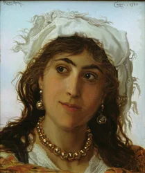 En flicka från Capri, 1880