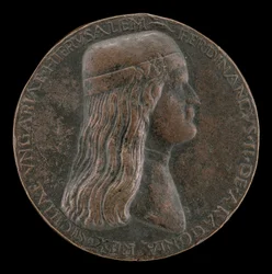Ferdinand II av Aragon, död 1496, prins av Capua och kung av Neapel 1495 [framsidan], 14951496.
