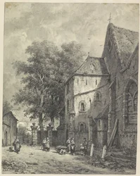 Ansikte i en kyrka