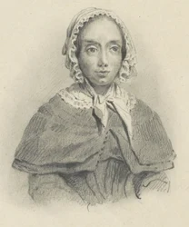 Porträtt av Maria Geertruida de Goeje-Barbiers
