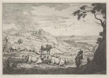 Landskap med kor