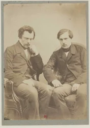 Bröderna Goncourt Bröderna Goncourt, ca 1855.