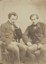Bröderna Goncourt Bröderna Goncourt, ca 1855.