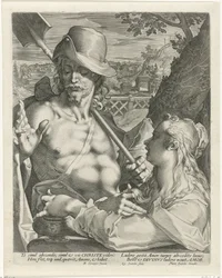 Kristus visar sig som trädgårdsmästare för Maria Magdalena (Noli mi tangere)