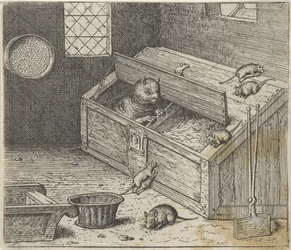 Fabel om den gamla katten och mössen