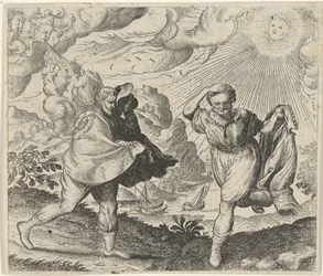 Fabel om vinden, solen och vandrare
