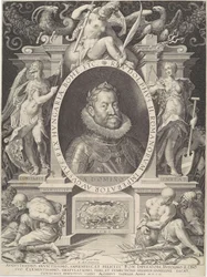 Porträtt av Rudolph II, 1603.