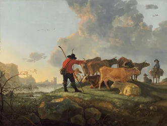 Herdar som sköter boskap, 16551660.