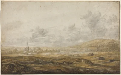 Panoramautsikt längs Rhen