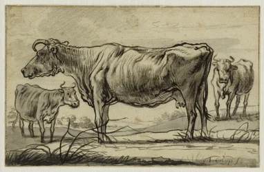 Tre kor på bete (Lugt 16)