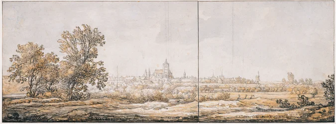 Utsikt över Arnhem från söder, ca. 1645