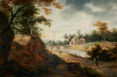 Landskap med resenärer