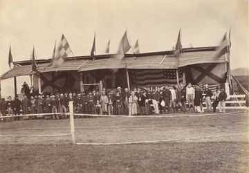 Grand Stand, Foochow Fuzhou, ca. 1869.