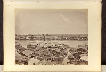 [Urban river view]