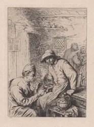 Rökarna, efter Ostade, 1800-talet.