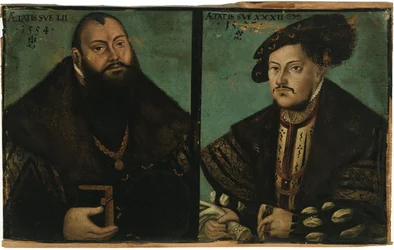 Johann Friedrich I, den storsinta, kurfurste av Sachsen och Johann Ernst av Sachsen