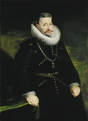 Porträtt av ärkehertig Albrecht VII av Habsburg