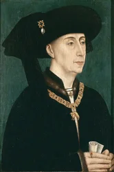 Porträtt av Filip den gode (1396-1467)
