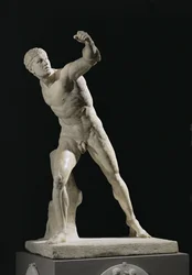 Gladiator Borghese, hittad i Anzio, Italien runt ...