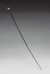 Garment Pin, ca 1400 f.Kr. (gjuten och smidd brons)