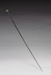 Garment Pin, ca 1400 f.Kr. (gjuten och smidd brons)