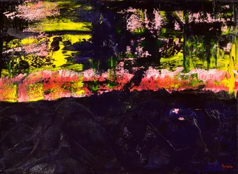 Flow 2, 2018 (olja på duk)