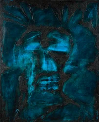 Henri, 2014 (blandad teknik, olja på duk)