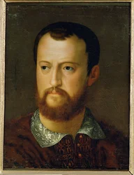 Storhertig Cosimo I av Toscana (olja på duk)