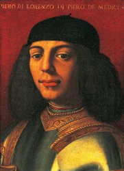Porträtt av Piero de Medici, även känd som Piero den olyckliga (Florens