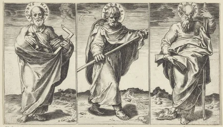 Jakob den mindre, Jakob den större och Mattias Kristus, Maria, Johannes döparen och apostlarna (serietitel)