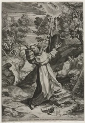St Francis tar emot Stigmata