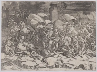 Strid med en Cutlass, 1530-31.