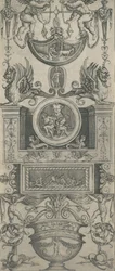 Ornamentpanel, daterad 1521.
