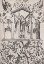 Prydnadspanel, ca. 1514-36.