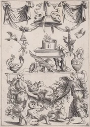 Prydnadspanel, ca. 1514-36.