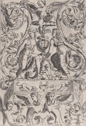 Prydnadspanel, ca. 1514-36.