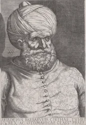 Porträtt av Barbarossa, 1535.