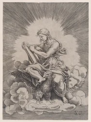 Sankt Johannes, daterad 1518.