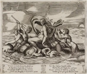 Psyche Servered in Her Bath av Nymphs She Cannot See
