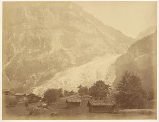 Grindelwald Nedre Glaciären och Boenisseg Route på Mettenberg