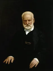 Porträtt av Victor Hugo 1802-1885.