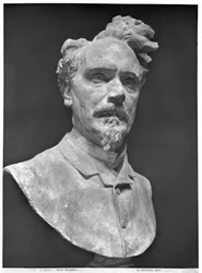 Bust of Henri Rochefort (1830-1913) (plaster) swed