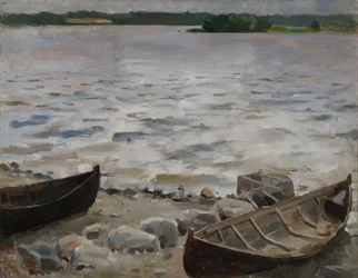Båtar vid stranden