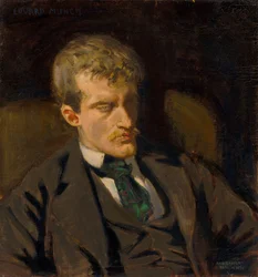 Porträtt av Edvard Munch