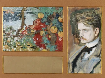 En Saga Jean Sibelius och Fantasy Landscape, 1894